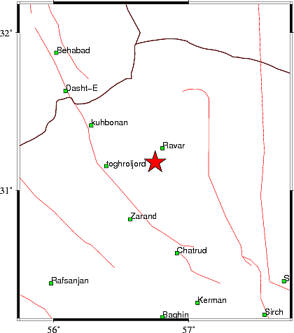 زلزله ۴.۱ ریشتری حوالی راور کرمان را لرزاند