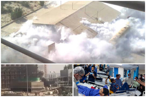 مصدومیت ۷۱ نفر در حادثه کارخانه کربنات سدیم