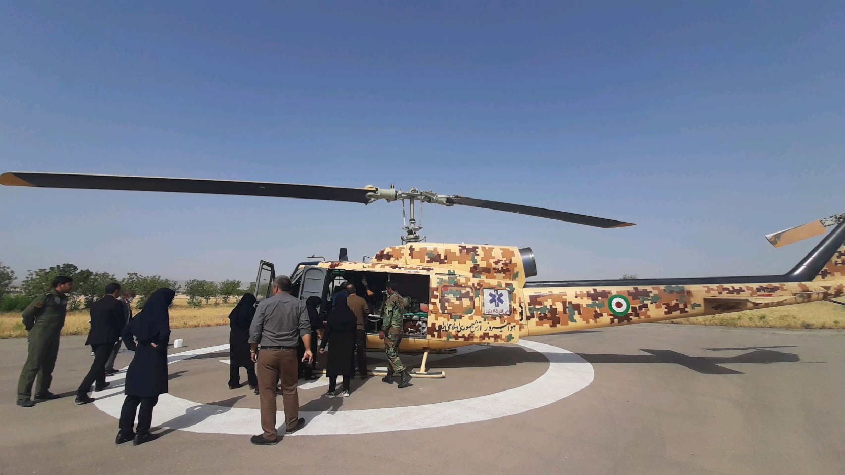 اولین عملیات اورژانس هوایی برای انتقال بیمار درگزی به مشهد