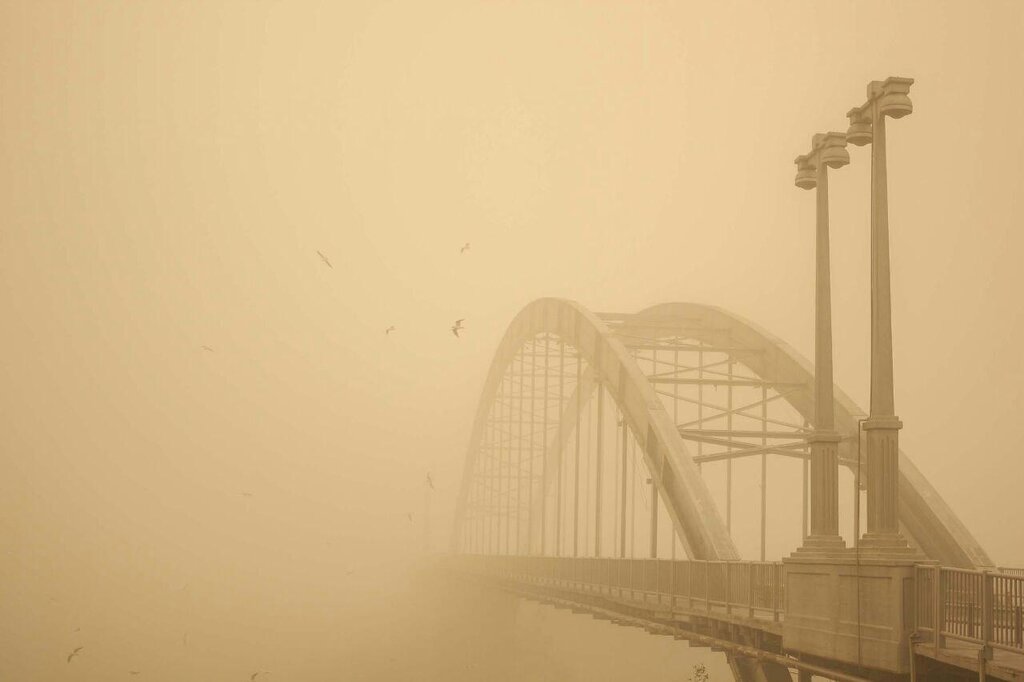 هشدار زرد گرد و خاک در خوزستان