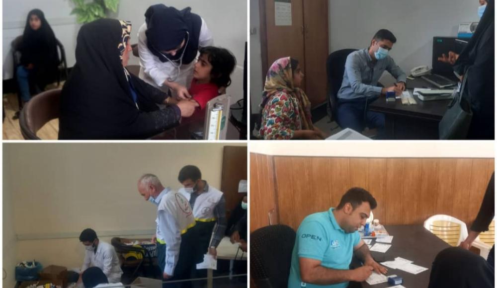 درمان رایگان مددجویان ماهشهری توسط پزشکان جهادی درمان رایگان مددجویان ماهشهری توسط پزشکان جهادی