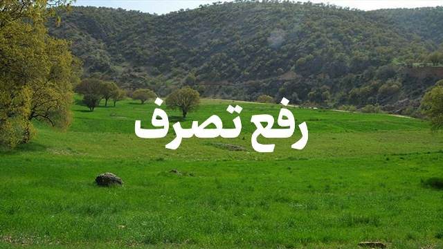 رفع تصرف از اراضی پارک ملی و پناه گاه حیات وحش بختگان