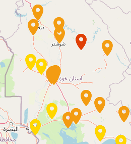 افزایش آلایندهها در شهرهای خوزستان افزایش آلایندهها در شهرهای خوزستان