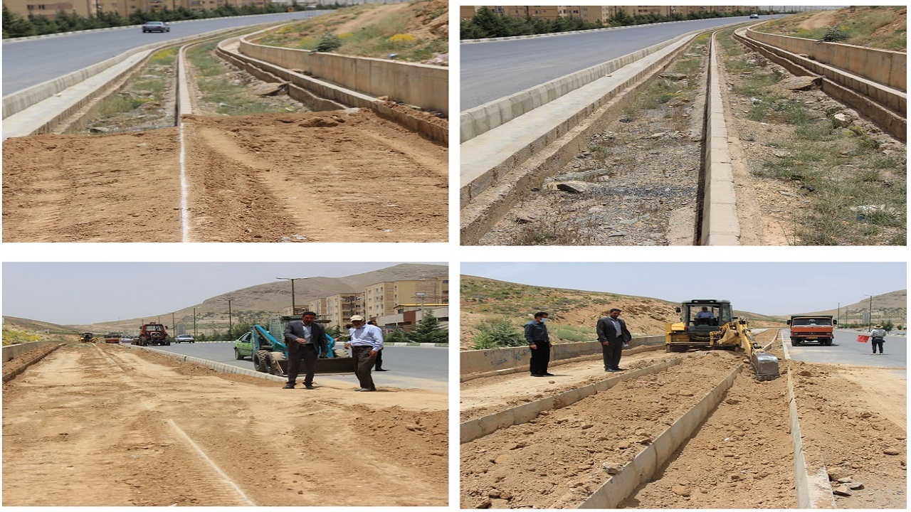 آغاز ساخت پیاده روی مشرف به تپه بابا، ولی منظریه