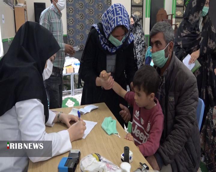 ویزیت و درمان رایگان اهالی بران توسط اکیپ پزشکی