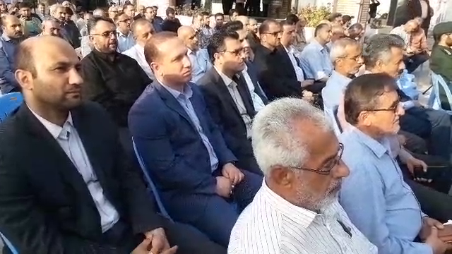 گرامیداشت سردار حاج ابراهیم رضوانی در لشت نشا