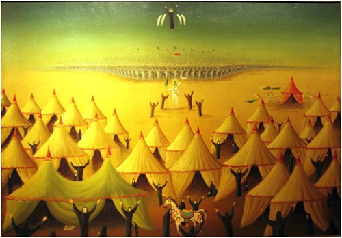 از خیالی&zwnj;نگاری تا نقاشی قهوه&zwnj;خانه&zwnj;ای؛ نگاهی به زندگی هنری احمدخلیلی