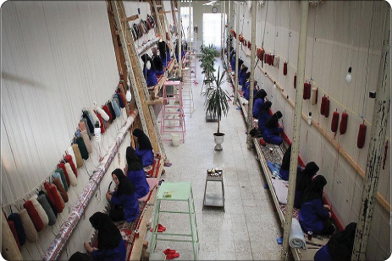 افتتاح مرکز مهارت آموزی قالی بافی در محیط کار واقعی افتتاح مرکز مهارت آموزی قالی بافی در محیط کار واقعی