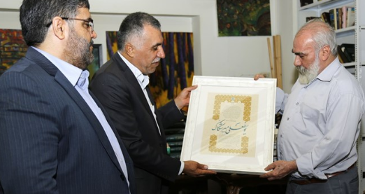 یوسفعلی میرشکاک، گواهینامه درجه یک هنری گرفت