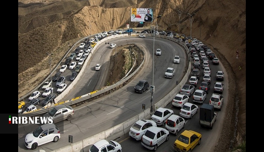 مسدود شدن محور چالوس و هراز از جنوب به شمال از ساعت ۱۴