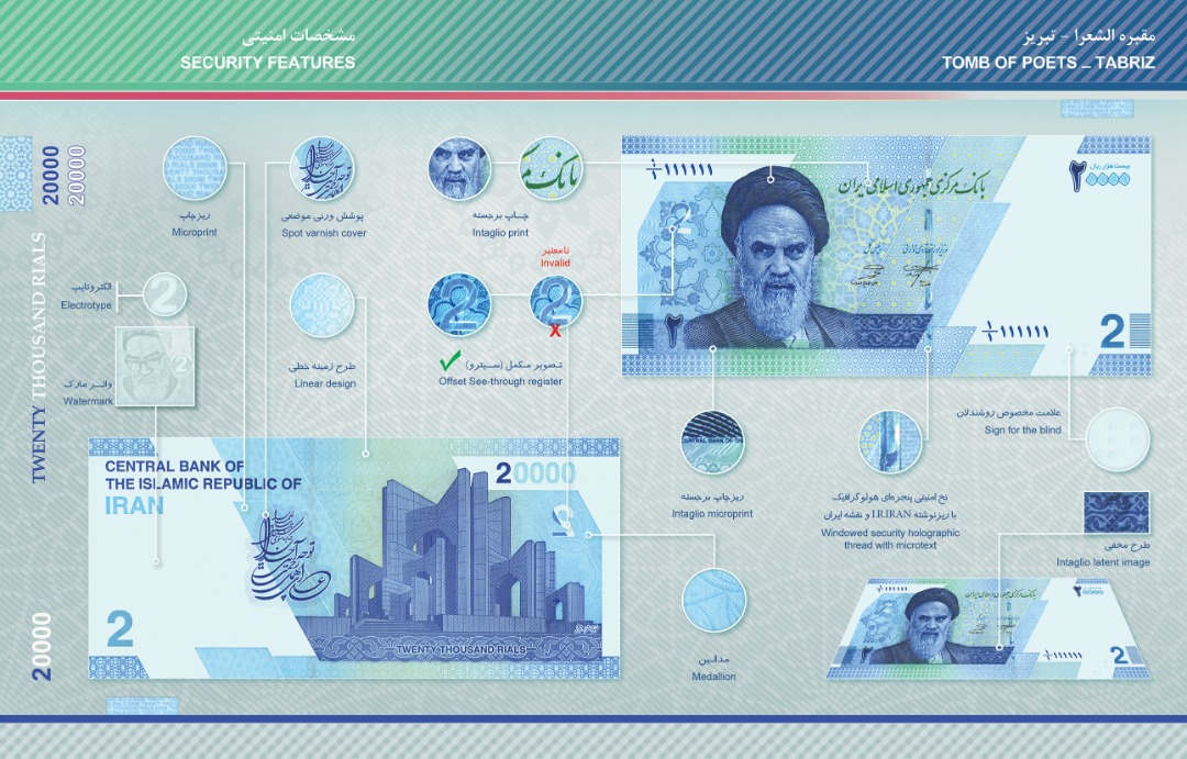 رونمایی از اسکناسهای جدید یک و دو هزار تومانی+جزییات رونمایی از اسکناسهای جدید یک و دو هزار تومانی+جزییات