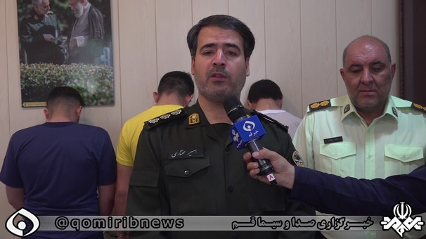 دستگیری عاملان تخریب ۹ خودرو در قم دستگیری عاملان تخریب ۹ خودرو در قم