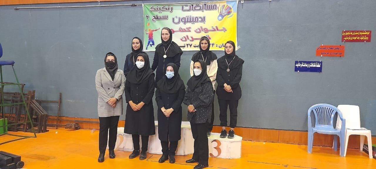 مشخص شدن نفرات برتر رده بندی بدمینتون بانوان کشور مشخص شدن نفرات برتر رده بندی بدمینتون بانوان کشور