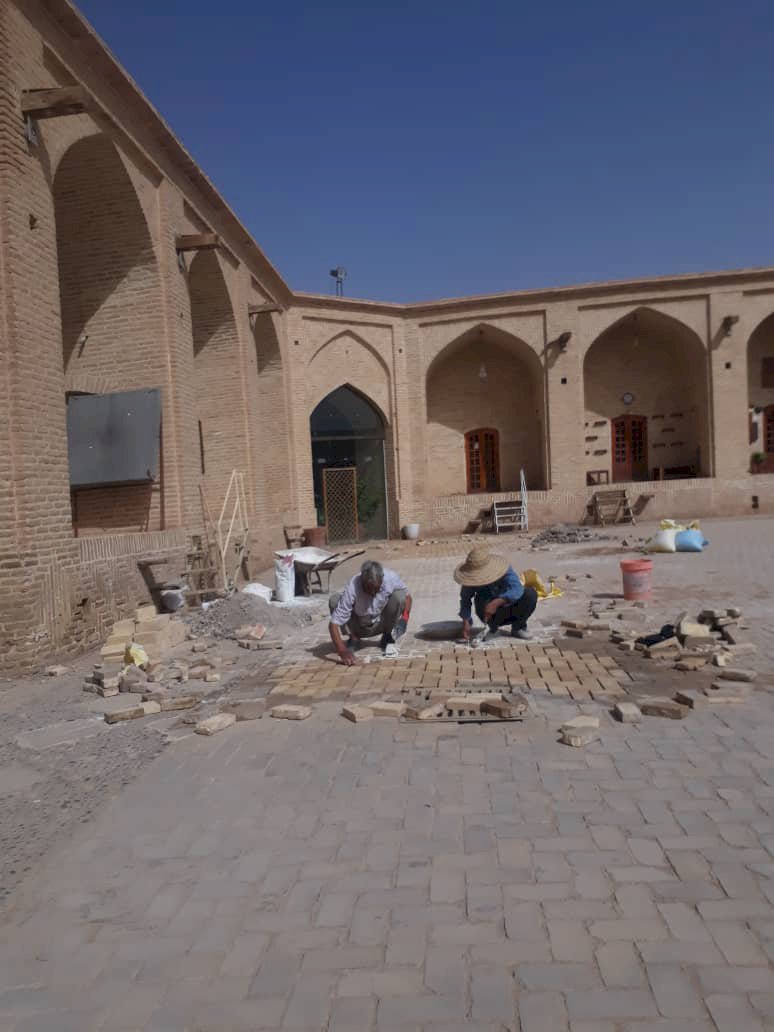 مرمت کاروانسرای شاه‌عباسی