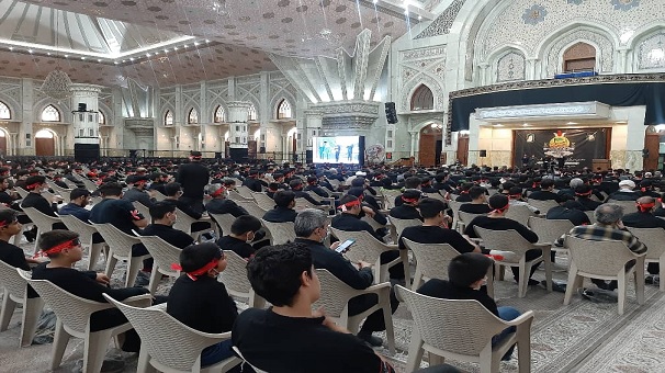 برگزاری مراسم سوگواری «احلی من العسل» در حرم امام خمینی (ره)