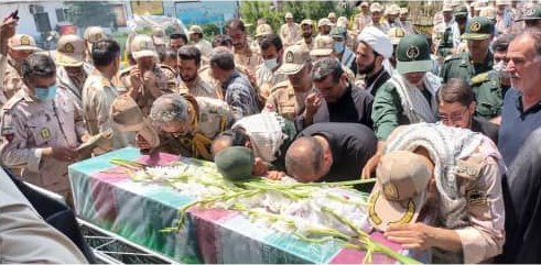 آیین استقبال از شهدای مدافع حرم در بابلسر و کلاردشت