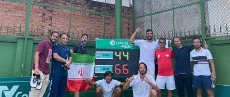 ماندگاری تنیس جام دیویس ایران در گروه سوم آسیا و اقیانوسیه