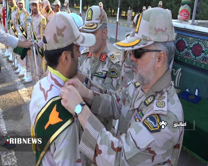 مراسم پایان دوره فراگیران مرزبانی