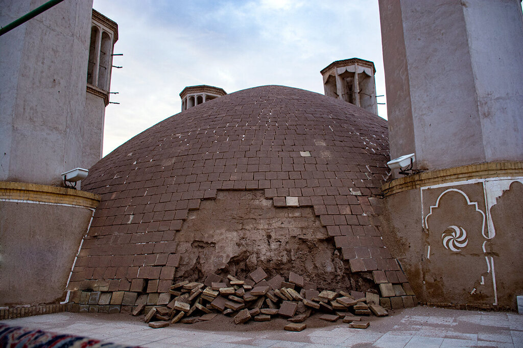 تخریب یک درصد یافت تاریخی یزد بر اثر سیل