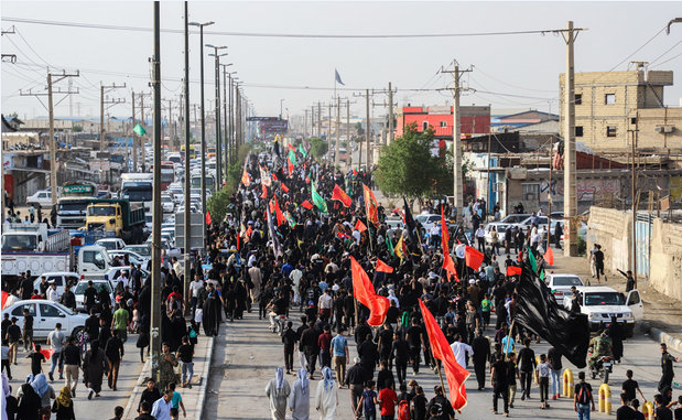 برگزاری بزرگترین پیادهروی اربعین حسینی در اهواز برگزاری بزرگترین پیادهروی اربعین حسینی در اهواز