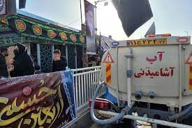 آبرسانی به زائران اربعین از کنگاور کرمانشاه تا مرز خسروی