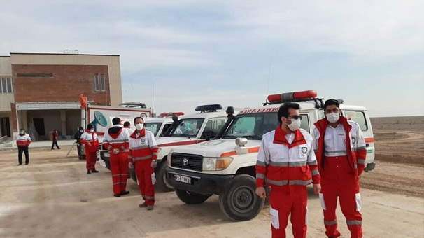 آماده باش هلال احمر پس از زمین لرزه ۵ ریشتری عشق آباد