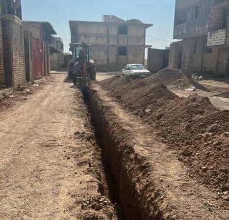 گازرسانی به طرح نهضت ملی مسکن در آباده (پنجشنبه)