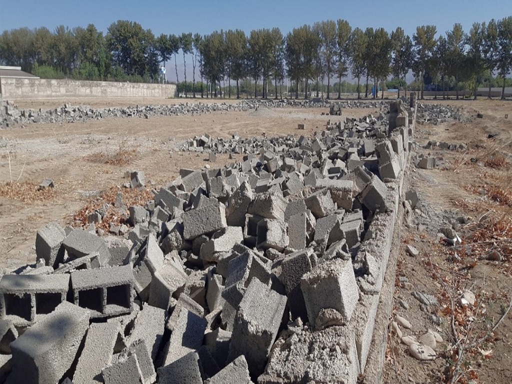 حکم قلع و قمع ۳۵ بنای غیر مجاز در زمین‌های کشاورزی آزادشهر استان گلستان اجرا می‌شود