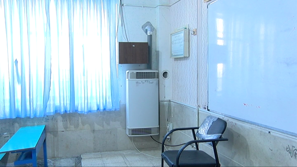 نصب بخاری‌های هرمتیک در مدارس استان قزوین