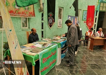 برپایی نمایشگاه کتاب در فیروزکوه