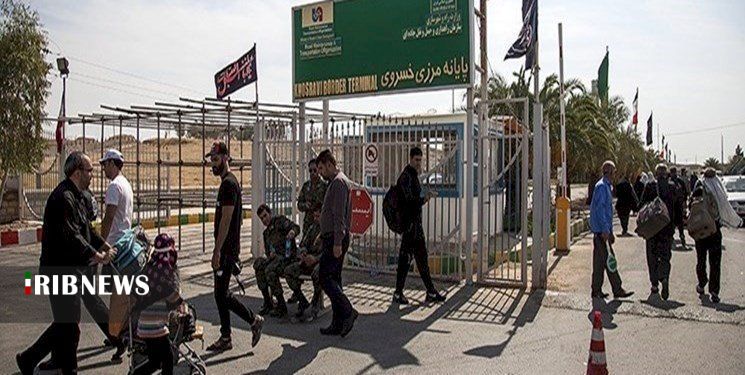 زوار اربعین به مرز خسروی مراجعه نکنند