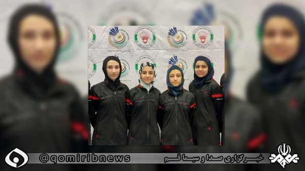 نخستین مدال دختران قم در المپیاد بدمینتون کشور