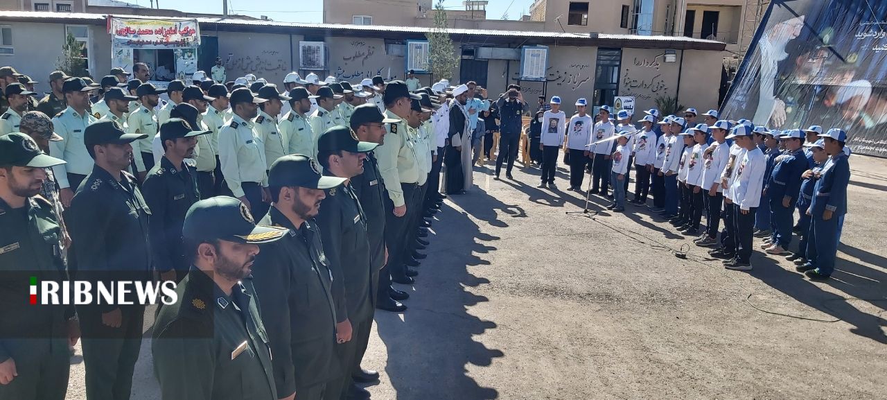 صبحگاه مشترک نیروهای نظامی وانتظامی شهرستان راور صبحگاه مشترک نیروهای نظامی وانتظامی شهرستان راور