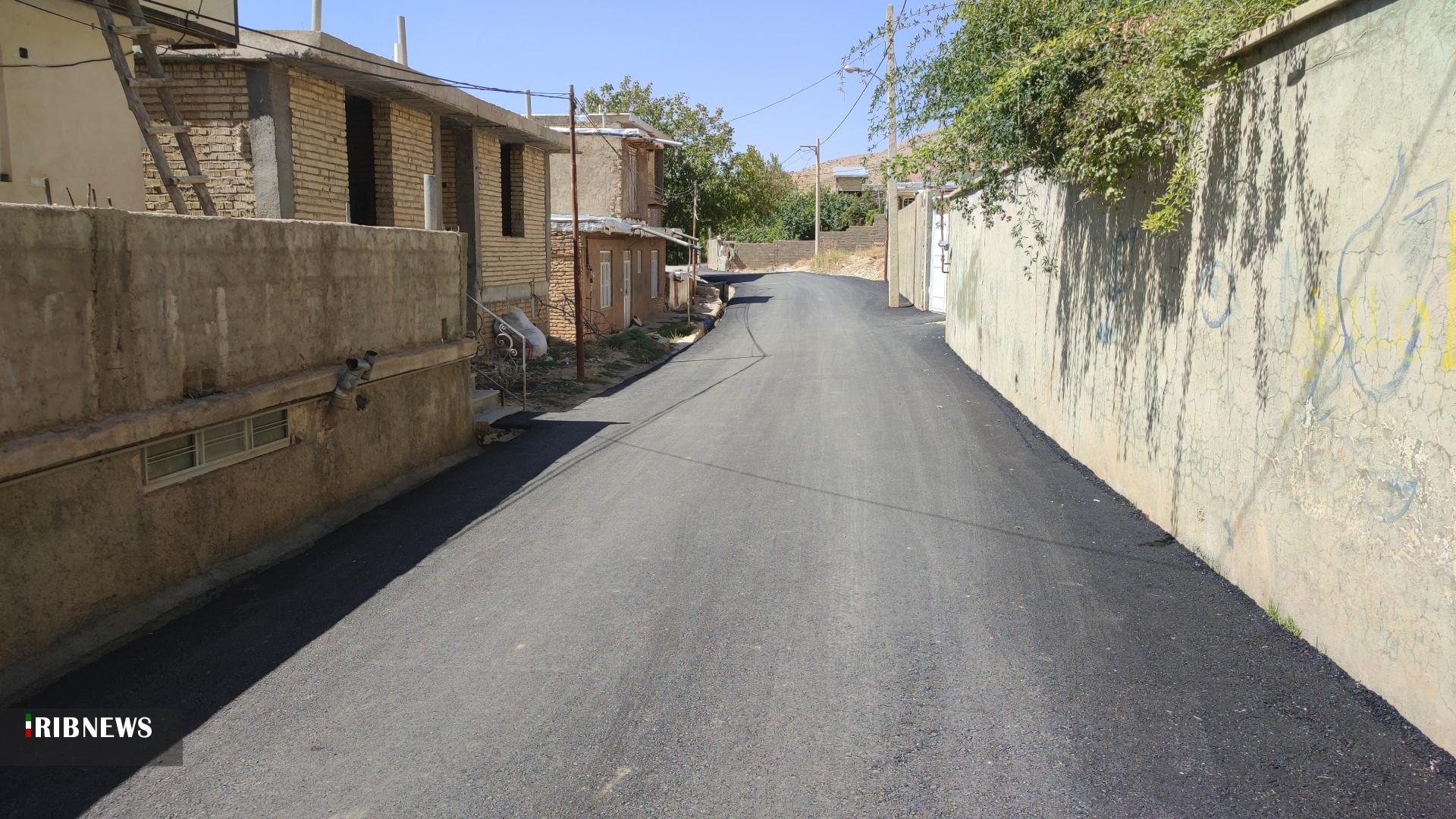 بهره‌برداری از آسفالت معابر چهار روستای سپیدان