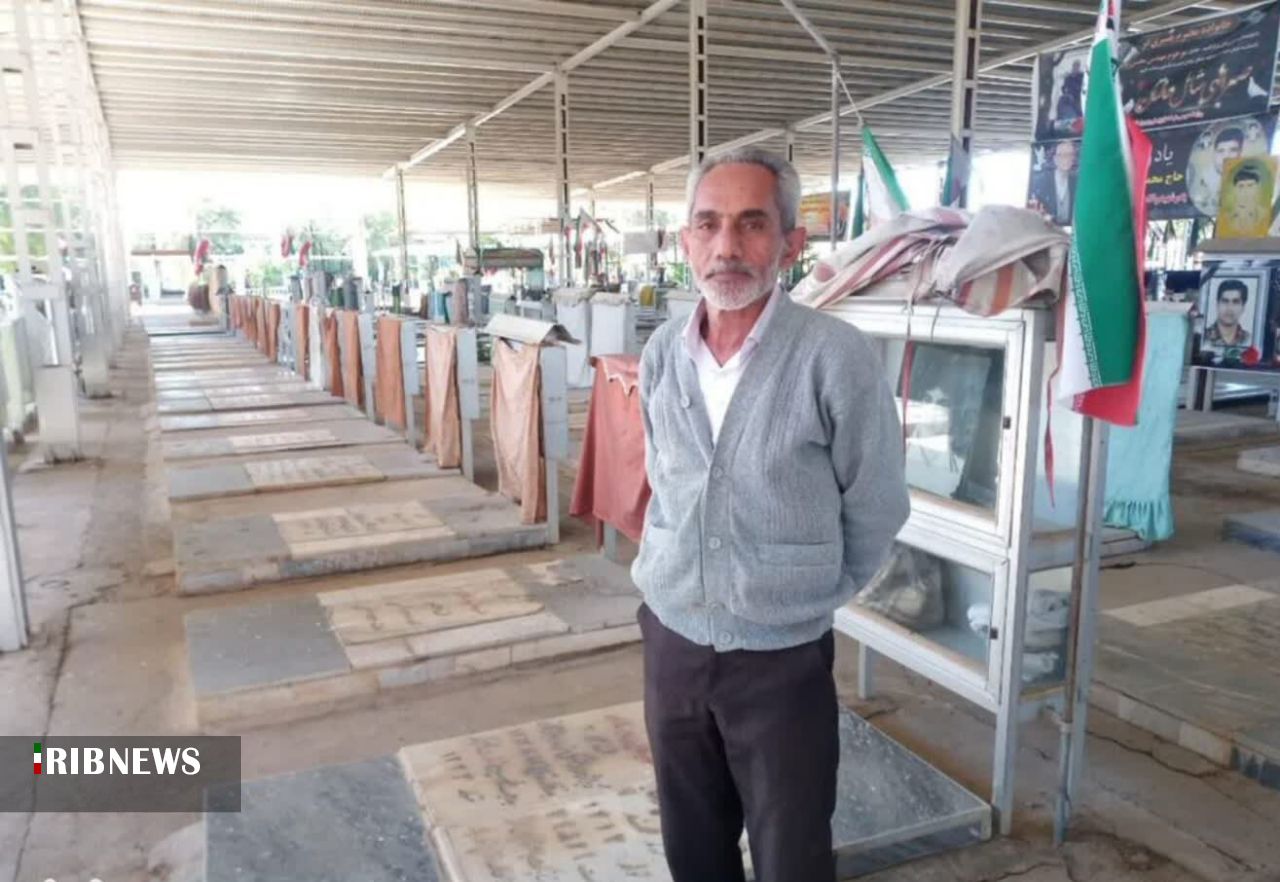 آسمانی شدن جانباز سید عطاری در دزفول آسمانی شدن جانباز سید عطاری در دزفول