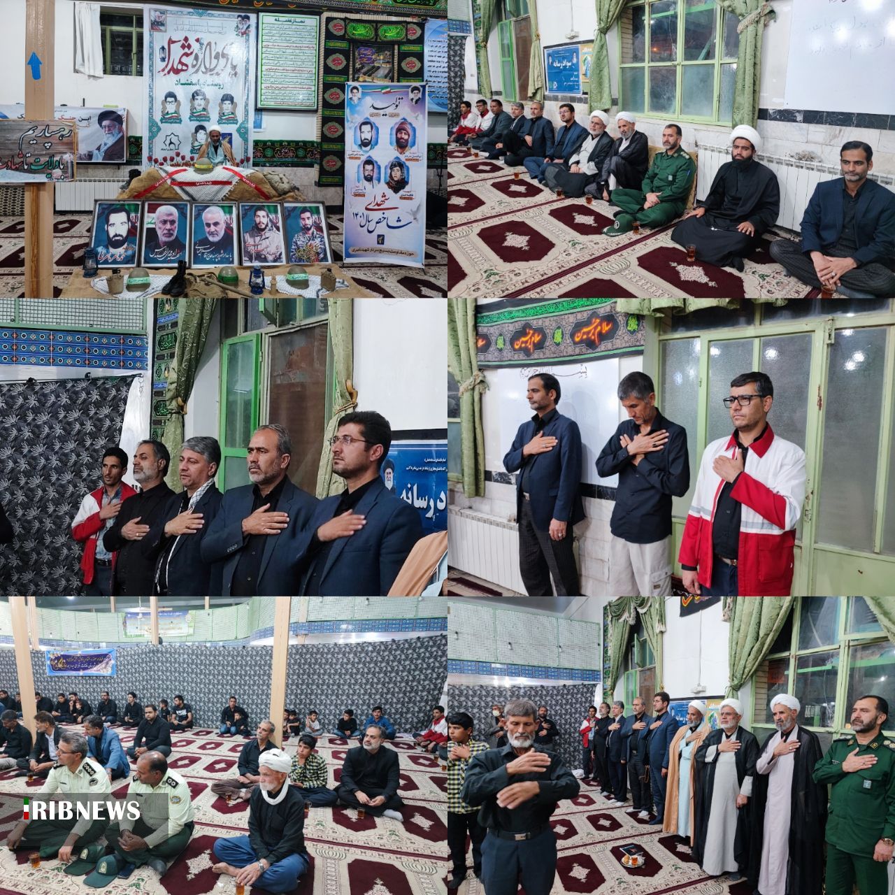 برگزاری یادواره ۴ شهید روستای اسفشاد شهرستان قائنات