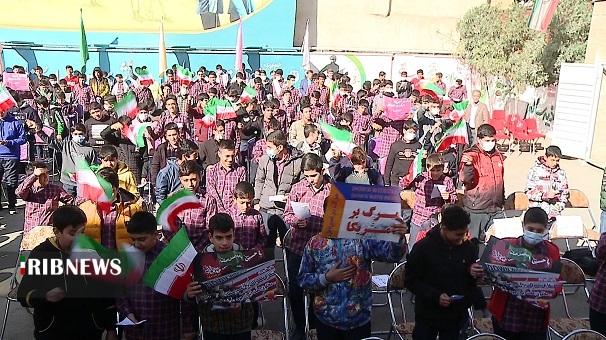 زنگ استکبار ستیزی در مدارس زنجان نواخته شد زنگ استکبار ستیزی در مدارس زنجان نواخته شد