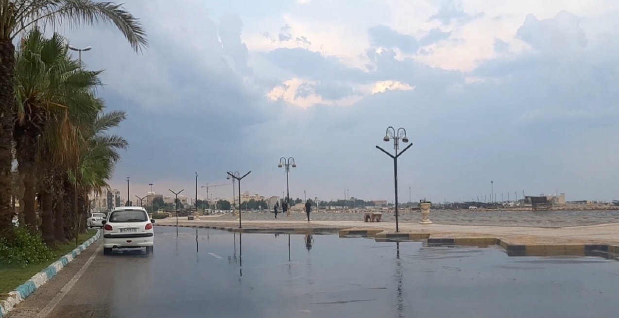 تداوم نخستین بارش پاییزی در نقاط مرکزی و جنوبی استان بوشهر