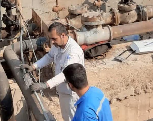 ترمیم کابلهای برق منیفولد مرکز انتقال نفت شماره ۵ مارون ترمیم کابلهای برق منیفولد مرکز انتقال نفت شماره ۵ مارون