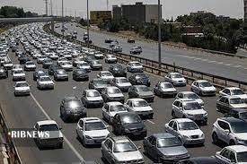 ترافیک سنگین در آزادراه‌های قزوین- کرج و ساوه- تهران