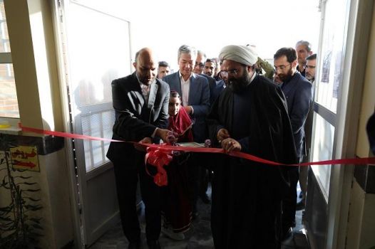 بهره برداری ازمدرسه ۹ کلاسه کاشمری