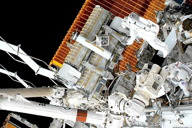 پیاده‌روی فضایی فضانوردان ناسا برای تقویت ایستگاه فضایی بین‌المللی