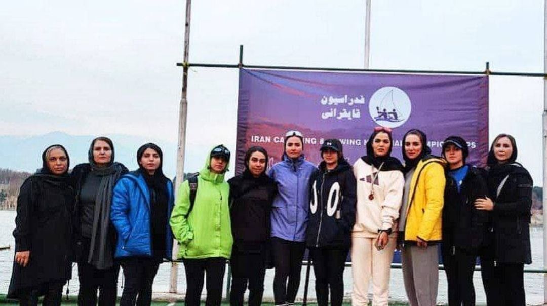 حضوردرخشان  قایقرانان کرمانشاهی در مسابقات قهرمانی کشوری آب‌های آرام بانوان
