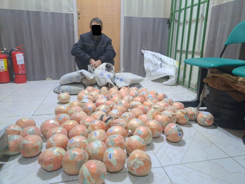 کشف محموله ۱۵۲ کیلوگرمی مواد مخدر در شهرضا