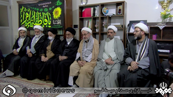 وداع با پیکر طلبه شهید مدافع امنیت