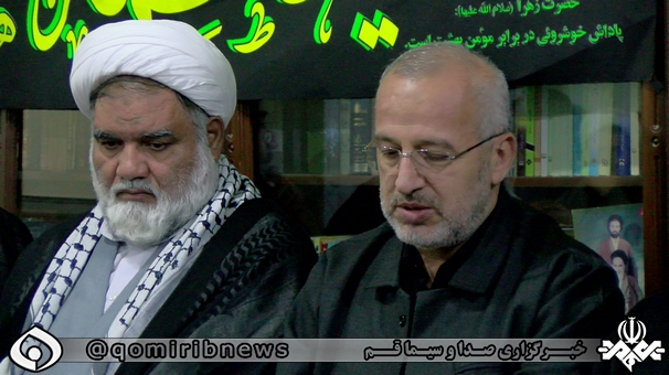 وداع با پیکر طلبه شهید مدافع امنیت