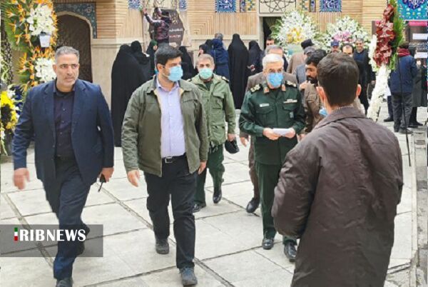 مراسم یادبود مرحوم رستم قاسمی با حضور مقامات لشکری و کشوری