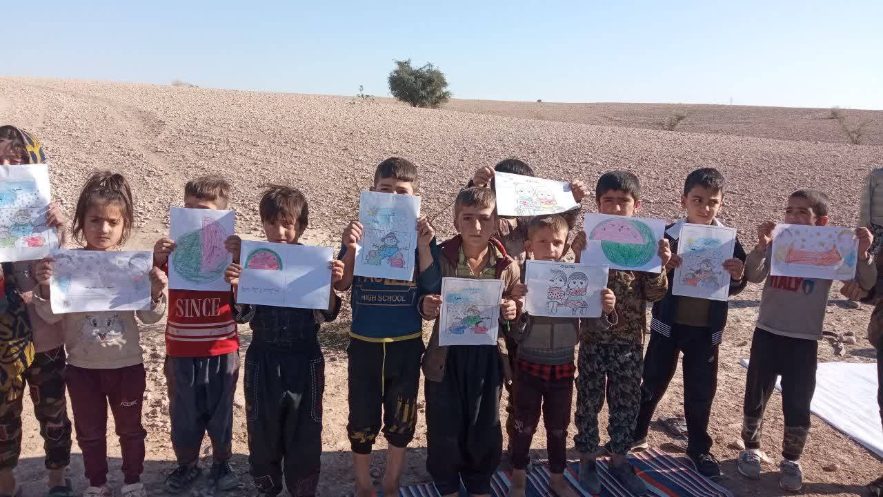 اجرای جشنواره طعم کتاب در مناطق عشایری شوشتر اجرای جشنواره طعم کتاب در مناطق عشایری شوشتر