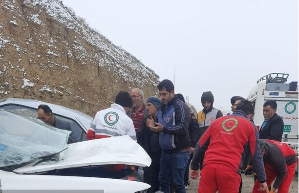 تصادف پژو با دنا ۴ کشته و یک مصدوم برجای گذاشت
