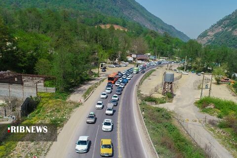 تردد روان در محور‌های شمالی